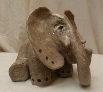 éléphant assis éléphant assis