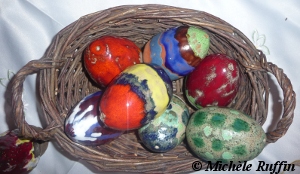 oeufs en céramique