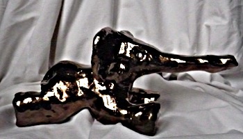 Veau d'or 2009 - sculpture en céramique 