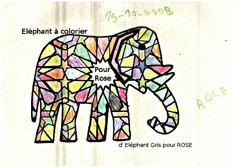 Superbe coloriage de Rose Superbe coloriage de Rose