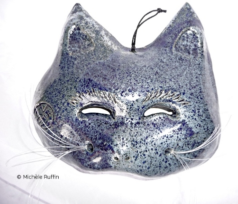"chatchezmoi"bleu - pièce unique
