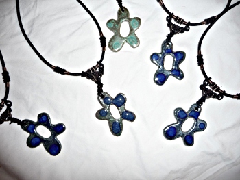 collier "fleur de terre"