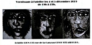 Brigitte Lion _ vernissage décembre 2009