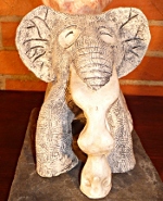 elephant partie du "totem elephemme" - © Michèle Ruffin