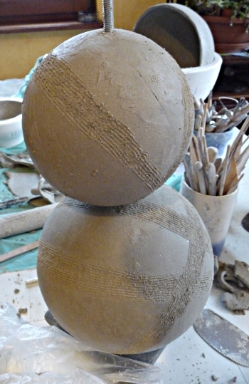 modelage boule argile