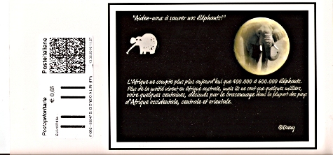 Jeu Mail Art Dany "aidez nous à sauver les éléphants"