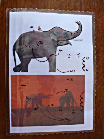 Jeu Mail Art RanTanPlan 7  (verso) (des points à relier)
