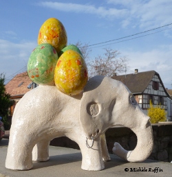 oscar, éléphant de Pâques © Michèle Ruffin