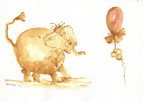 Anatole - Aquarelle © 2010 Isabelle Deloron