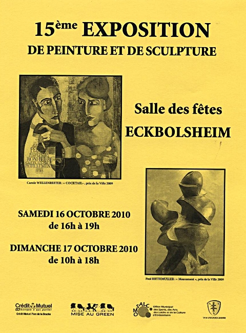 15e exposition peinture & sculpture / Eckbolsheim 15e exposition peinture & sculpture / Eckbolsheim