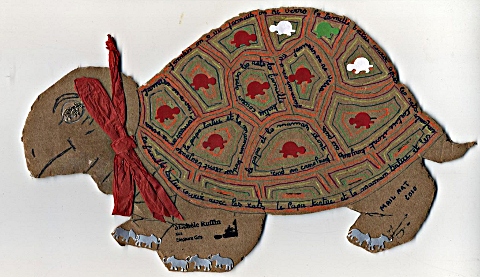 ART POSTAL tortue