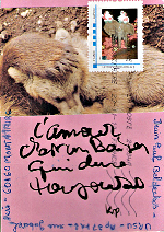 art postal "amour / Ours" envoyé à URSU nov 2010 art postal "amour / Ours" envoyé à URSU nov 2010