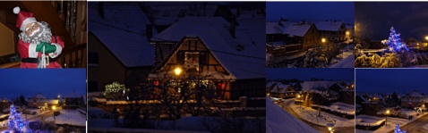 Noël la nuit Illkirch 2000