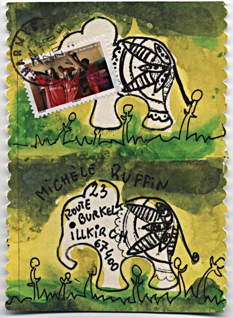 Un mail art anonyme ! Un mail art anonyme !