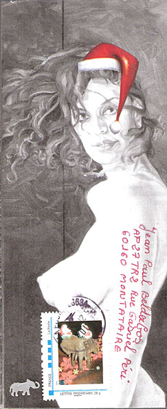 art postal - thème la femme art postal - thème la femme