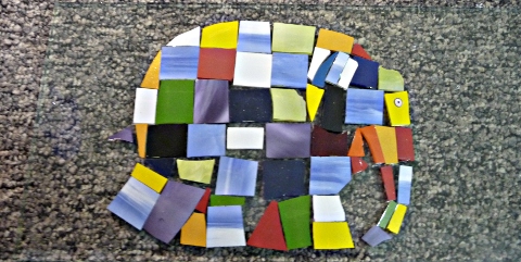 Elmer - fusing - pose et collage des découpes