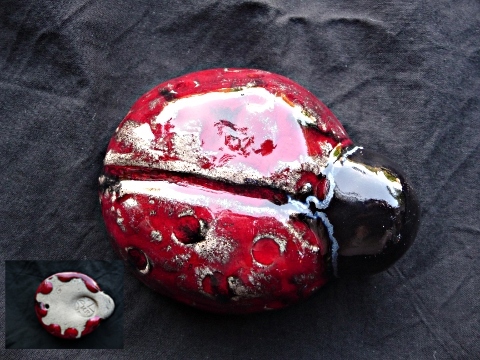 coccinelle céramique