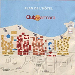 plan  hôtel dar djerba tunisie