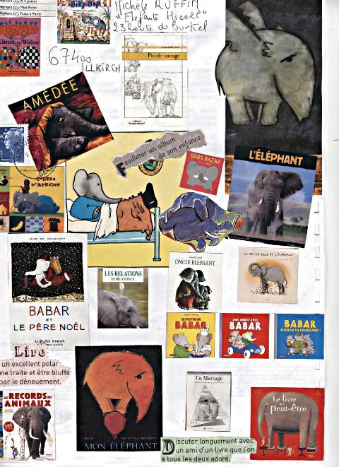elephant mail art 027