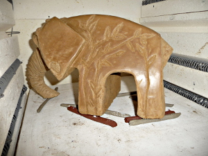 Sculpture "PSA 15,49" avant cuisson
